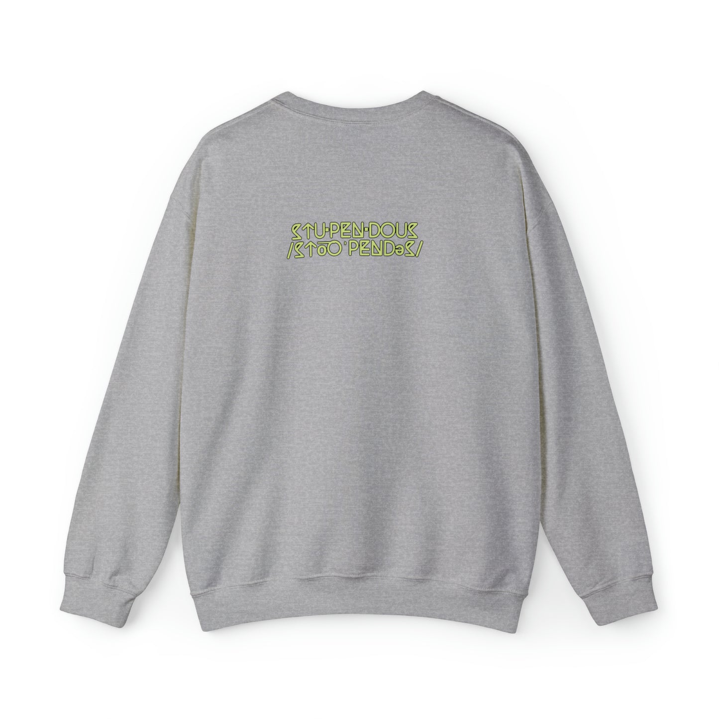 A STUPENDOUS Sweatshirt by Salutations & Such