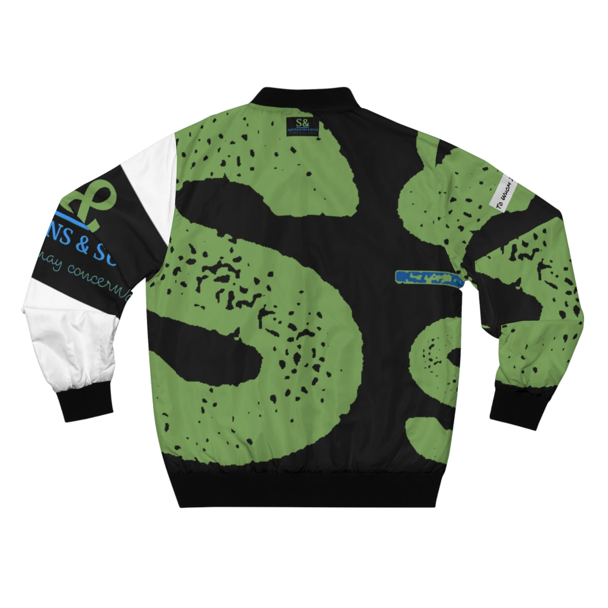 Drip Campaign-Salutations & Such Midnight Maurader Bomber Jacket