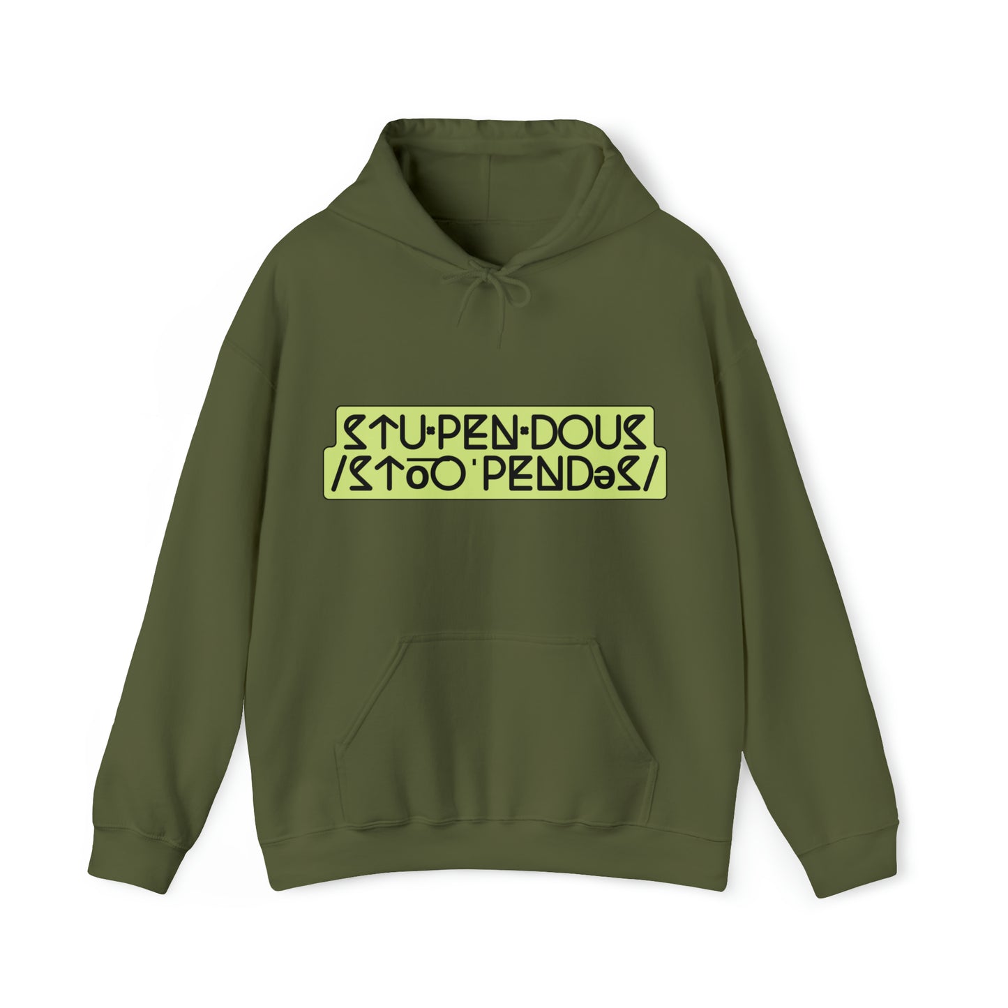 A STUPENDOUS by Salutations & Such- Heavy Blend Hoodie