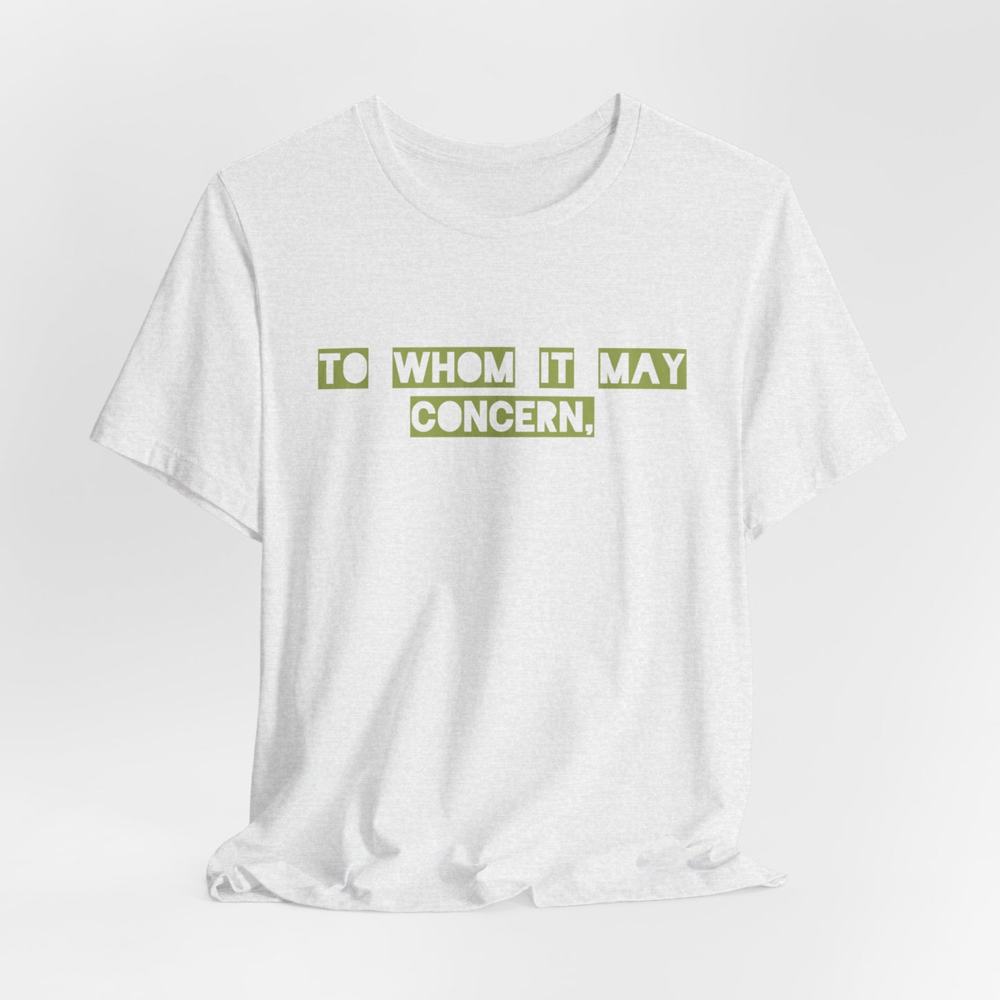 To Whom It May Concern-Podcast Edition