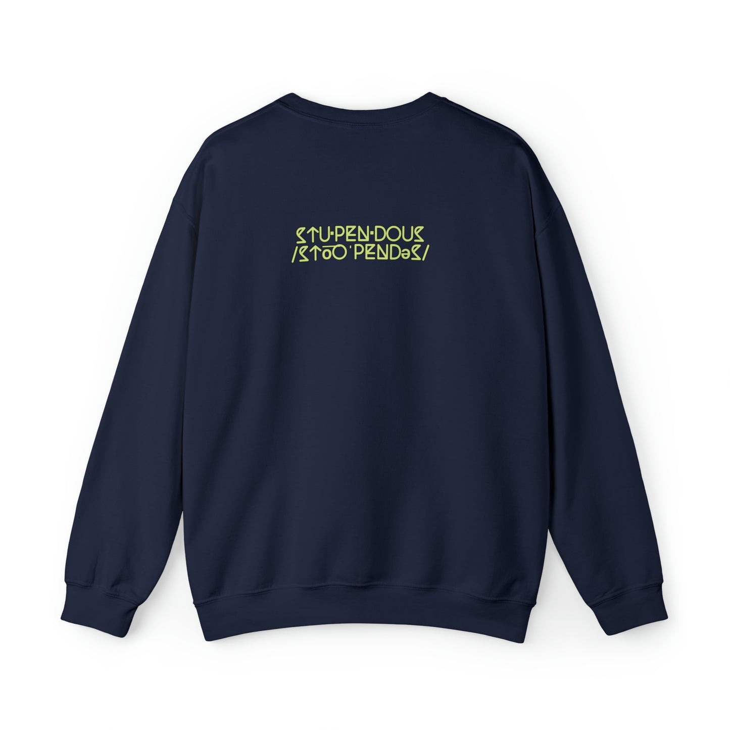 A STUPENDOUS Sweatshirt by Salutations & Such