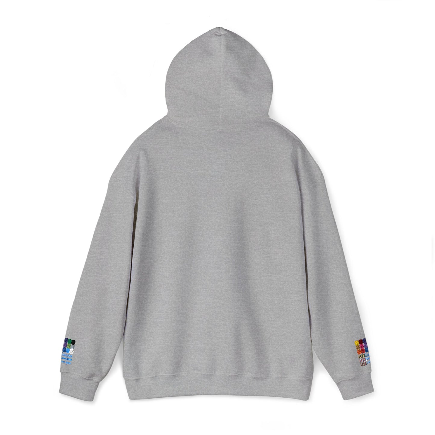 Hoodie — Green Floral 'S' Monogram Chest Logo Sweatshirt