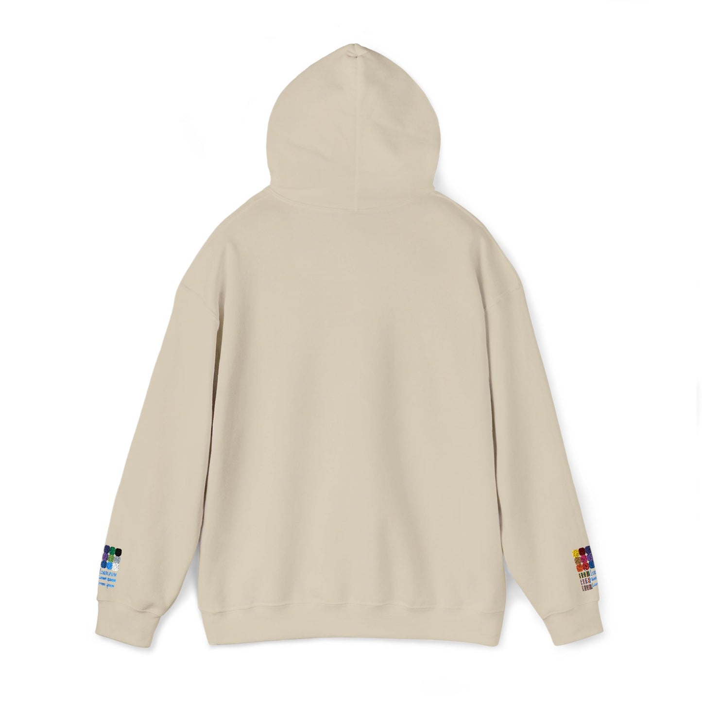 Hoodie — Green Floral 'S' Monogram Chest Logo Sweatshirt