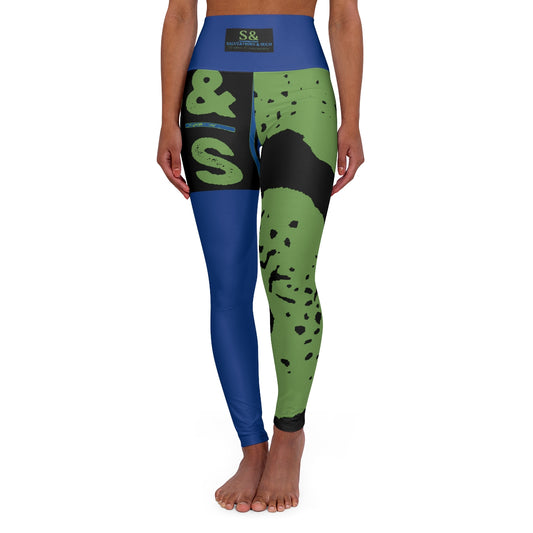 Salutations & Such Plezentre Yoga Leggings-Indigo