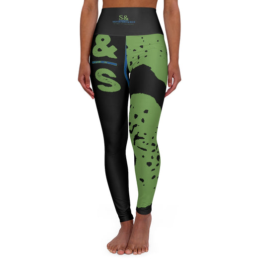 Salutations & Such Plezentre Yoga Leggings-Onyx