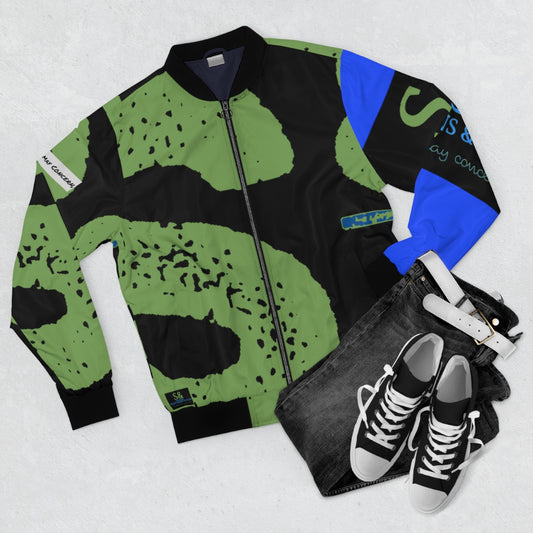 The Drip Campaign-Salutations & Such Blue Dream Bomber Jacket