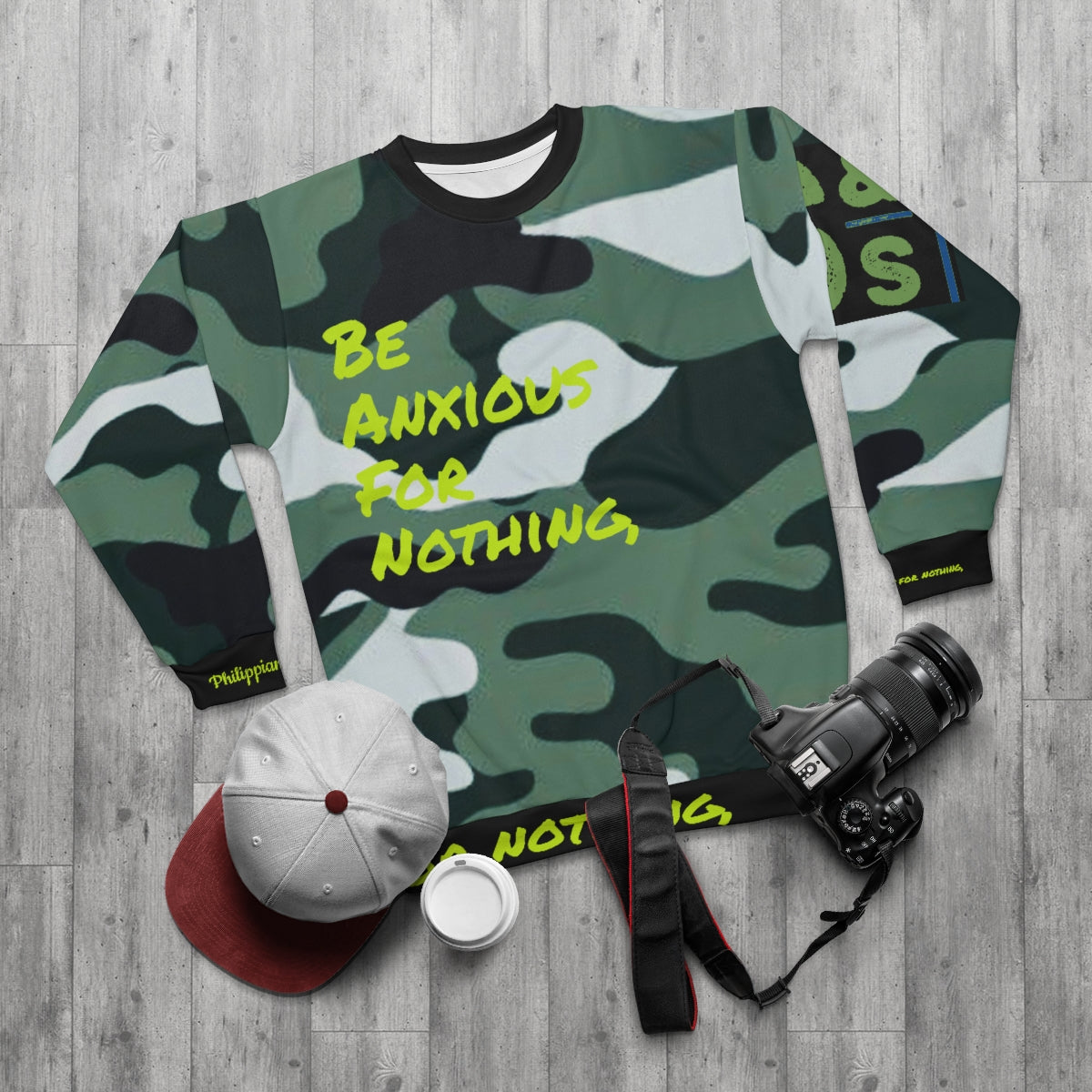 Be Anxious For Nothing Camo 4:6-7