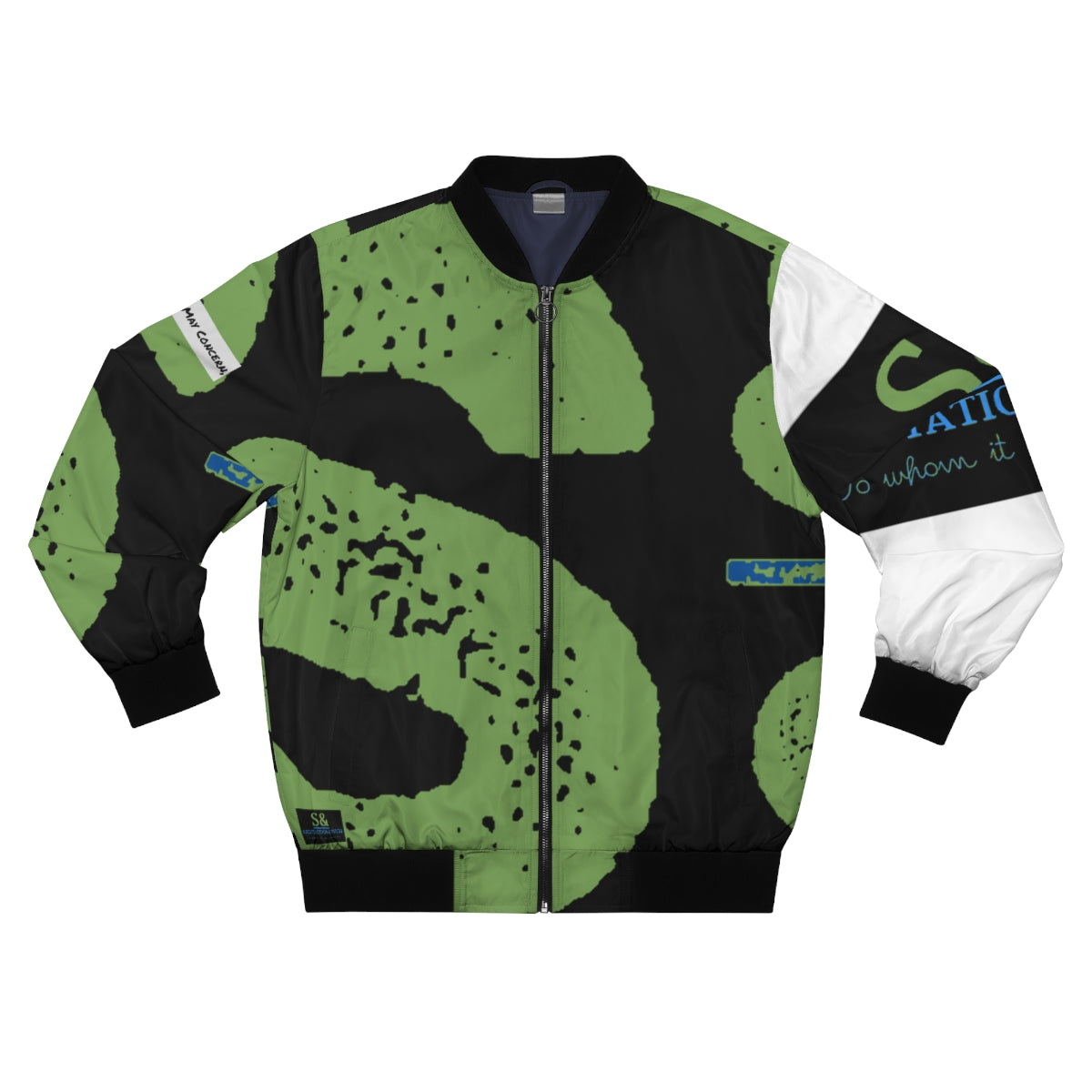 Drip Campaign-Salutations & Such Midnight Maurader Bomber Jacket