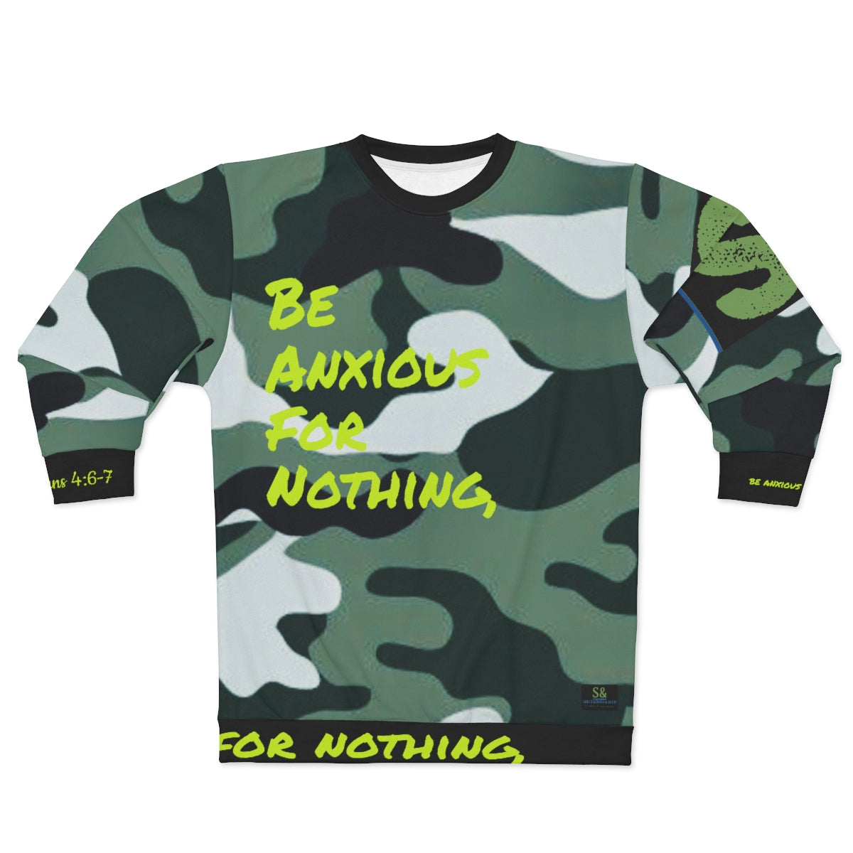 Be Anxious For Nothing Camo 4:6-7