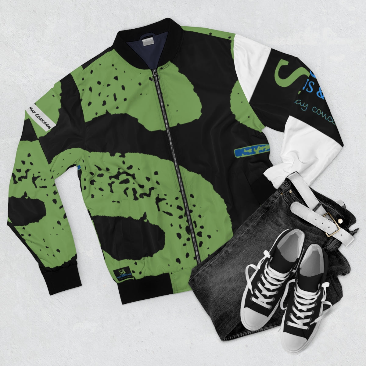 Drip Campaign-Salutations & Such Midnight Maurader Bomber Jacket